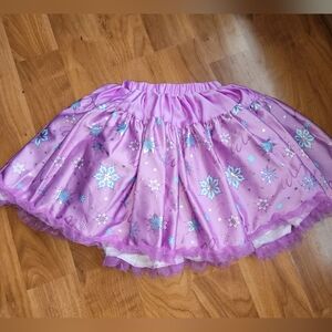 Frozen Disney Tutu Skirt Size 5/6 Light Purple Silky